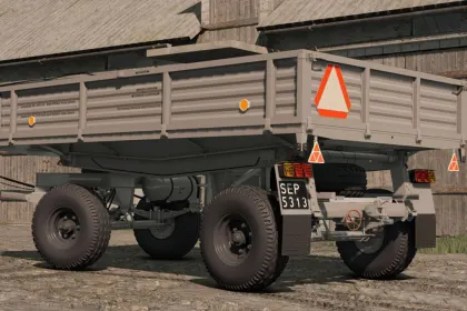 Легендарні Причепи AutoSan D-46/D-47 — Самоскидні та Бортові для Farming Simulator 25 — 6