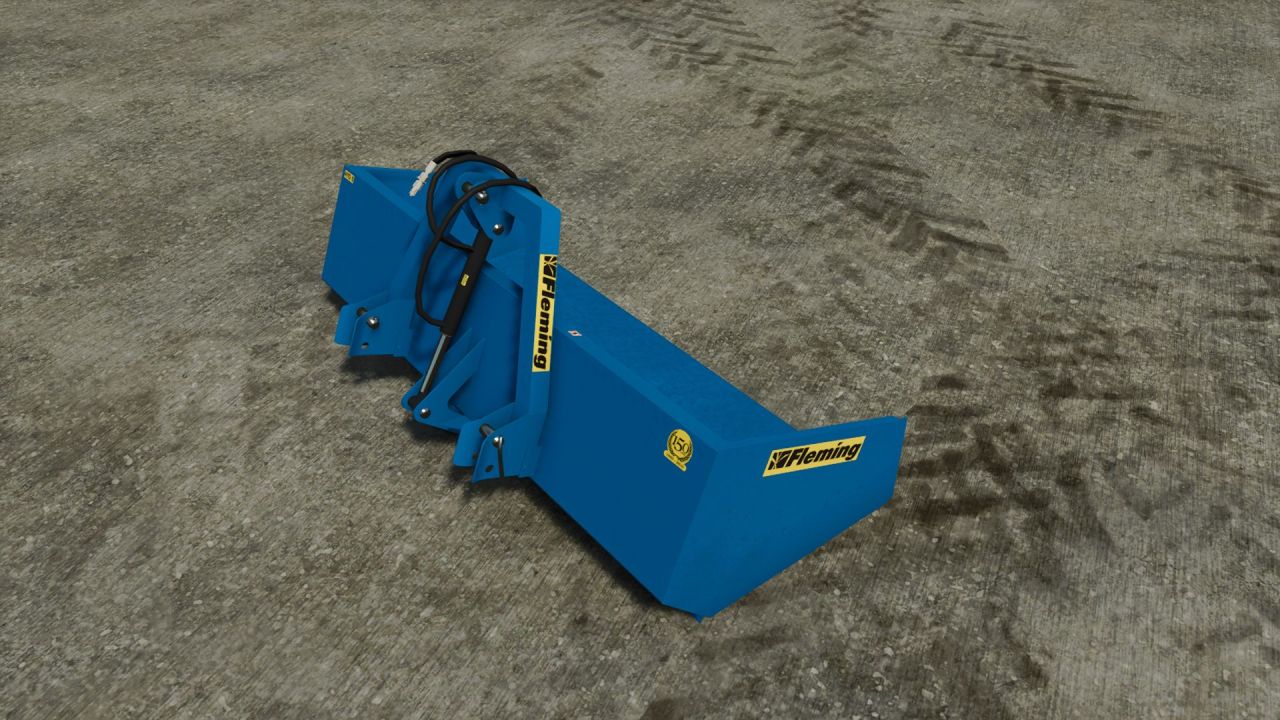 Компактний та Ефективний Fleming Linkbox для Прибирання Розсипів у FS25 - Скріншоти