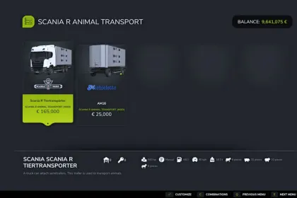 Потужна Scania R Animal Transport 500 к.с. — Перевезення Худоби у FS25 — 3