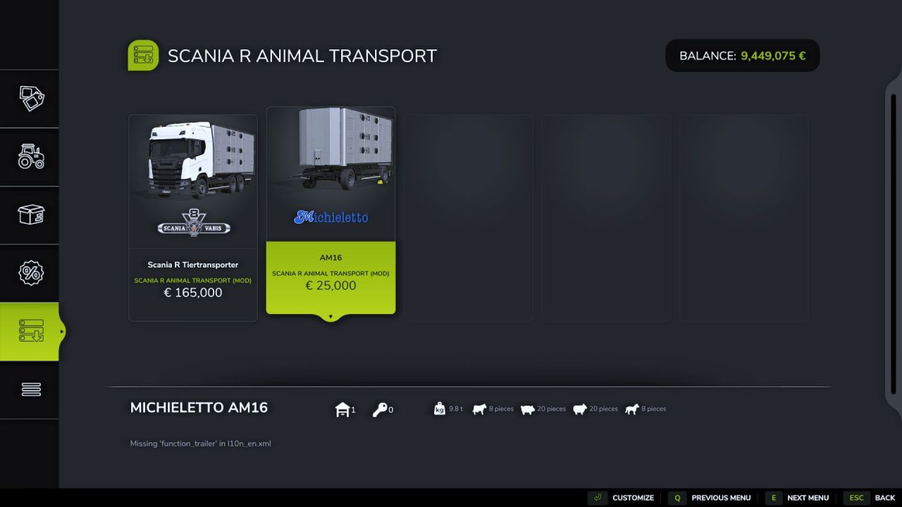 Потужна Scania R Animal Transport 500 к.с. — Перевезення Худоби у FS25 - Скріншоти