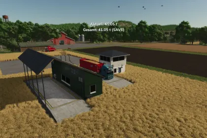 Ефективний Extended Weigh Station Pack — Вагова Станція з HUD-Вагою для Farming Simulator 25 — 1