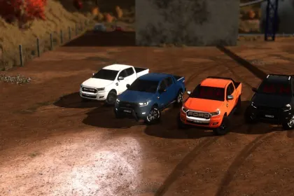 Zuverlässiger Pickup Ford Ranger 2017 — Schneller 4x4 Helfer für Farming Simulator 25