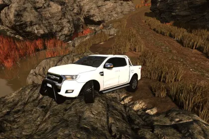 Zuverlässiger Pickup Ford Ranger 2017 — Schneller 4x4 Helfer für Farming Simulator 25 — 3