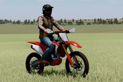 Легендарний Мотоцикл LIZARD CRF 450R — Маневрений Байк для Швидких Заїздів у FS25 — 3