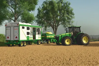 Комфортний Автодім Lizard Premium Max для Роботи в Полі у FS25 — 2