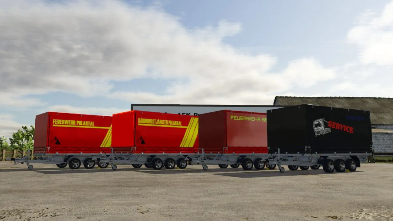 Універсальний Пожежний Причіп Multifunctional Firefighter Trailer для Рятувальних Робіт