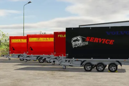 Універсальний Пожежний Причіп Multifunctional Firefighter Trailer для Рятувальних Робіт — 3