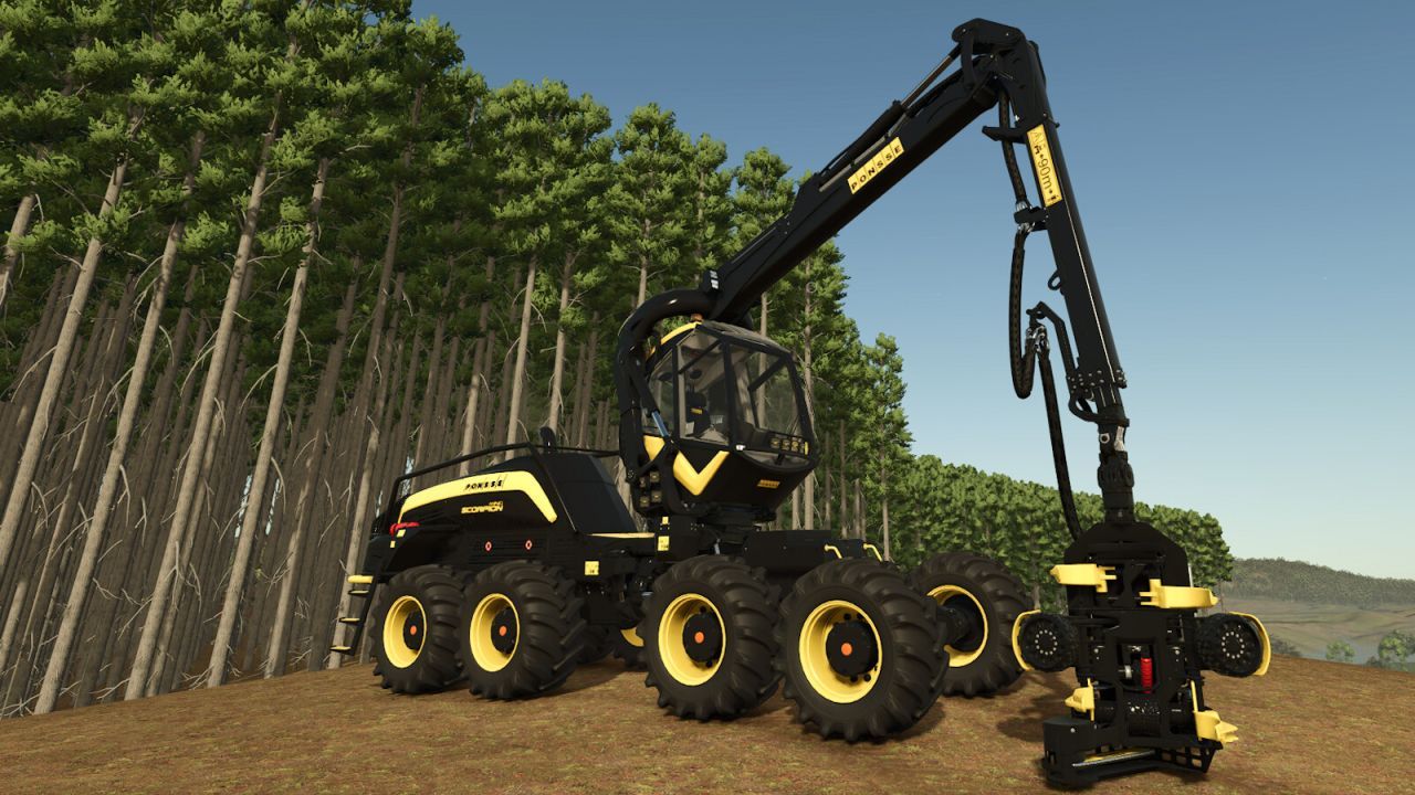 Легендарний Лісозаготівельний Комбайн Ponsse Scorpion King — Максимальна Ефективність у FS25 - Скріншоти