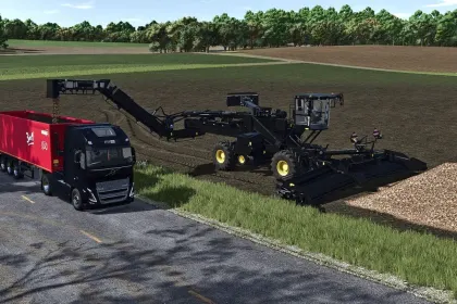 Потужний Завантажувач ROPA Maus 5 — Швидке Очищення та Перевантаження Буряка у FS25 — 2