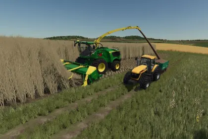 Effizientes Mähwerk Lizard Pop6x zum Zerkleinern von Pappeln in Farming Simulator 25 — 2