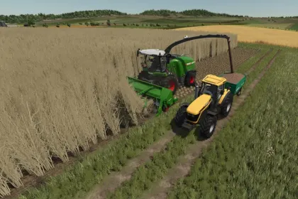 Effizientes Mähwerk Lizard Pop6x zum Zerkleinern von Pappeln in Farming Simulator 25 — 4