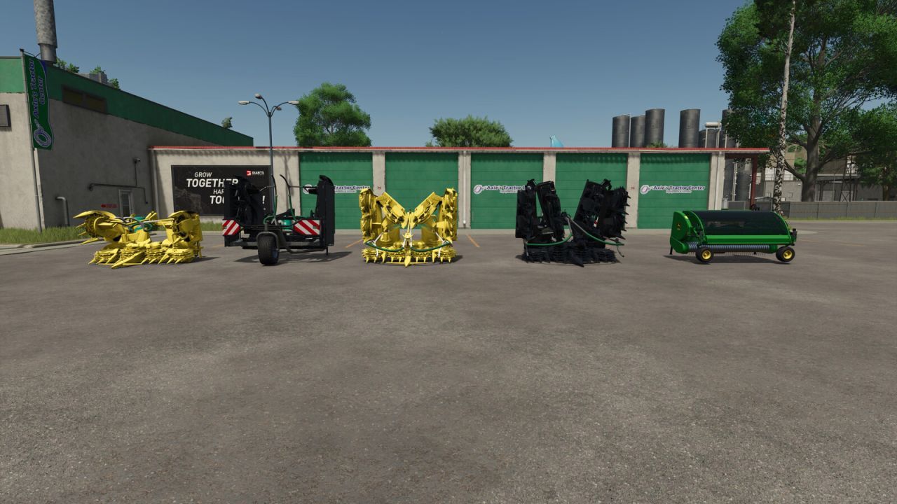 Ефективний Пак Жаток John Deere Kemper Pack — 639 Premium Pickup та Серія Plus для FS25