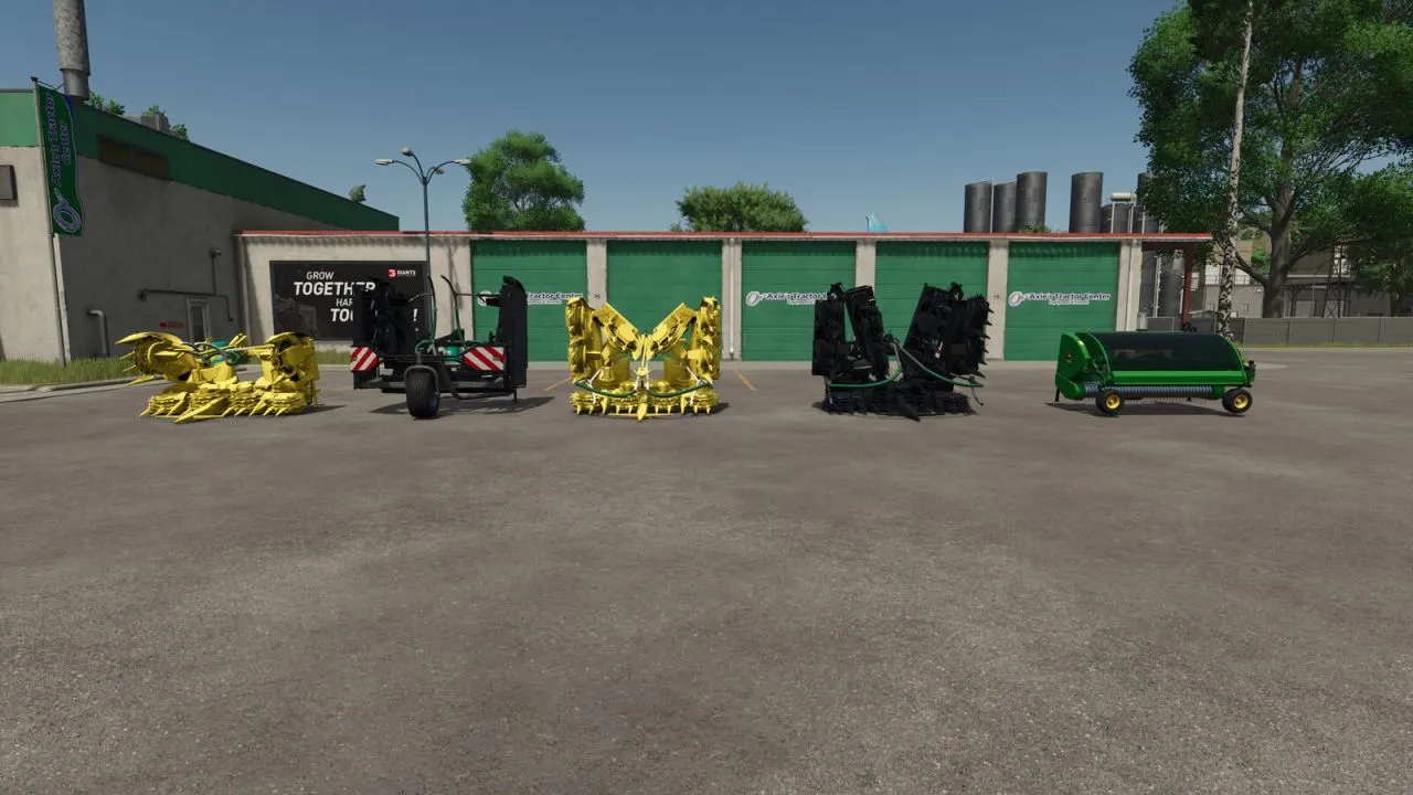 Ефективний Пак Жаток John Deere Kemper Pack — 639 Premium Pickup та Серія Plus для FS25