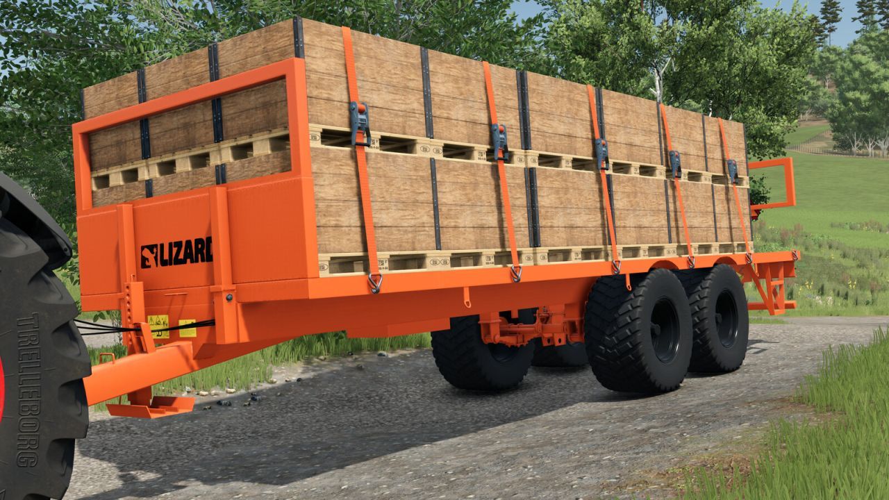 Ефективний Причіп-Платформа Lizard GFB 4-16 — Універсальний Транспорт для Ферми