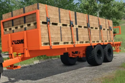 Ефективний Причіп-Платформа Lizard GFB 4-16 — Універсальний Транспорт для Ферми — 1