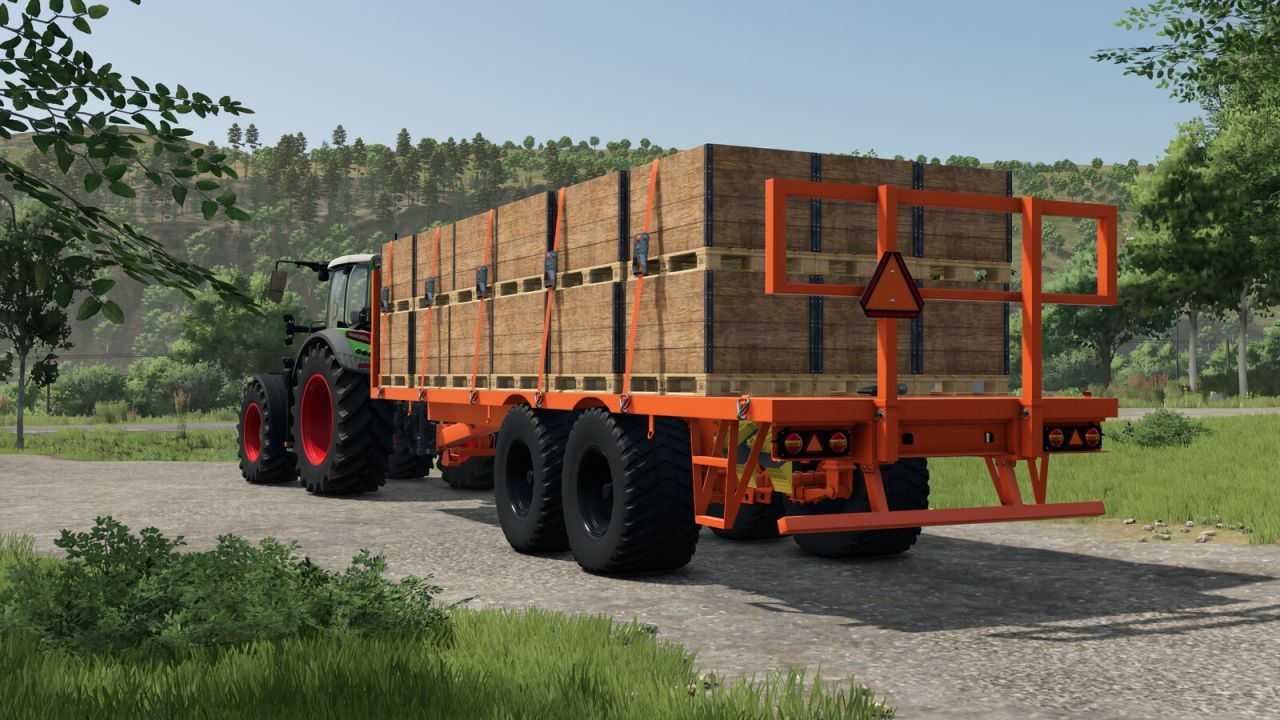 Ефективний Причіп-Платформа Lizard GFB 4-16 — Універсальний Транспорт для Ферми - Скріншоти