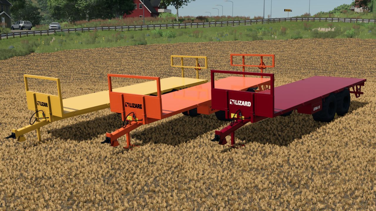 Ефективний Причіп-Платформа Lizard GFB 4-16 — Універсальний Транспорт для Ферми - Скріншоти