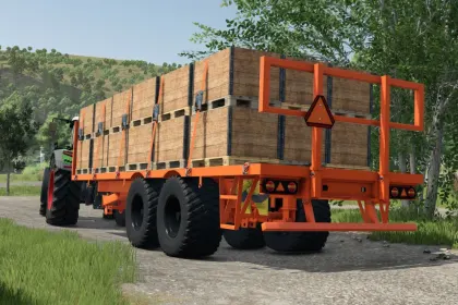Efficient Trailer Gigant GFB 4-16 — Norwegian Transport Platform for FS25 — 2