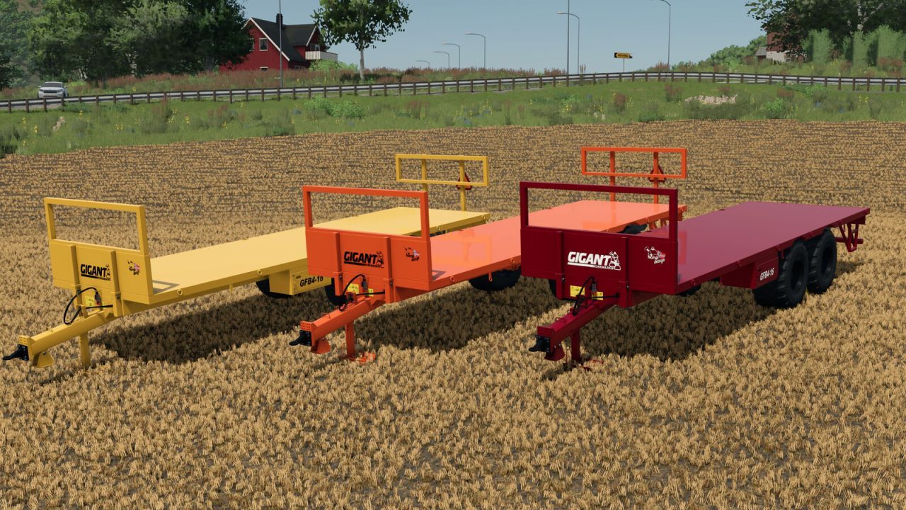 Ефективний Причіп Gigant GFB 4-16 — Норвезька Платформа для Перевезень у FS25 - Скріншоти
