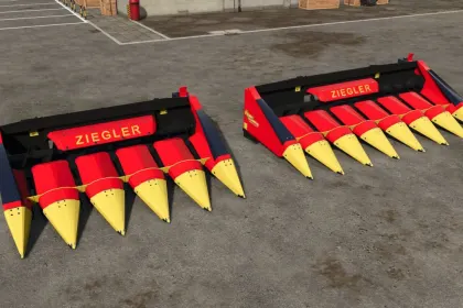 Efektywne Żniwa Kukurydziane Ziegler Corn Champion 5R i 7R dla FS25 — 1