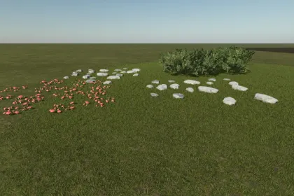 Універсальна Template Map Multifruit Pack (Prefab) — Нова 4x Карта та Додаткові Культури для FS25 — 3