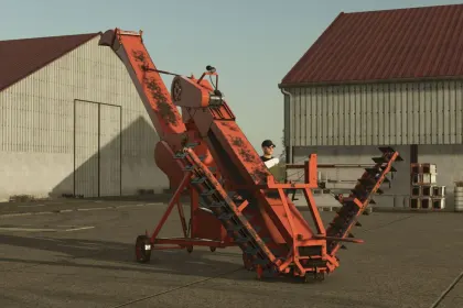 Ефективний Завантажувач ЗЗП-60 (ЗМ-60А) — Мобільна Перевалка Насіння та Зерна у FS25 — 2