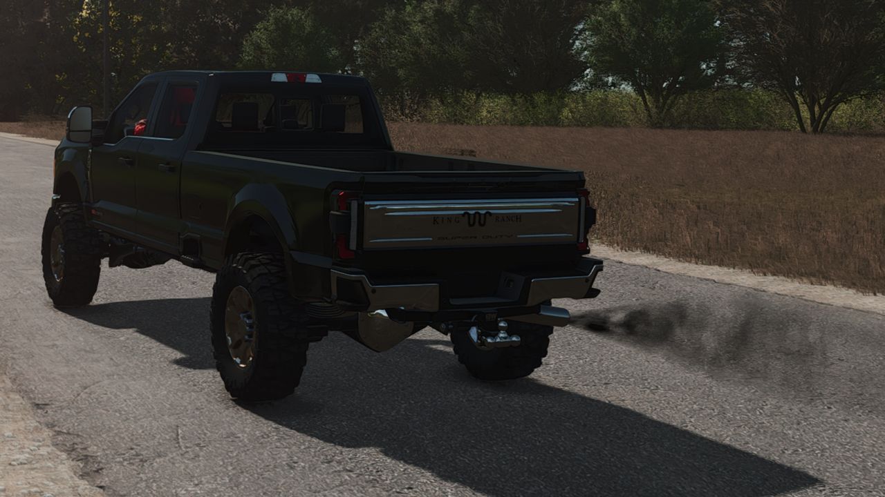 Ефектне Розширення Вихлопу Blackstack’s Exhaust Extension — Густий Чорний Дим для FS25 - Скріншоти