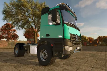 Powerful Truck Mercedes-Benz Arocs 3254 Agro-Truck for Heavy Work in FS25 — 1