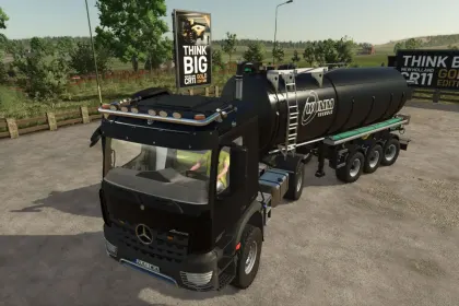 Powerful Truck Mercedes-Benz Arocs 3254 Agro-Truck for Heavy Work in FS25 — 2