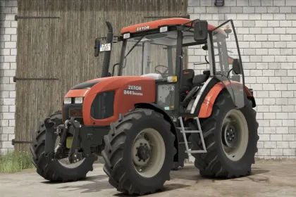 Legendärer Traktor Zetor Proxima 8441 — Wirtschaftlicher Helfer für tägliche Arbeiten in FS25