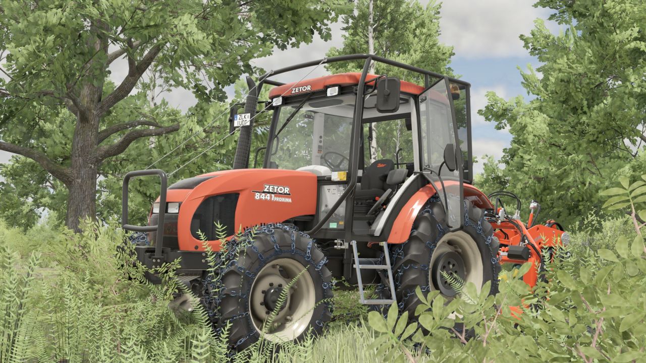 Легендарний Трактор Zetor Proxima 8441 — Економний Помічник для Щоденних Робіт у FS25 - Скріншоти