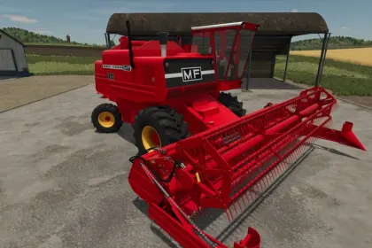 Legendärer Mähdrescher Massey Ferguson 760 für effiziente Ernte in FS25