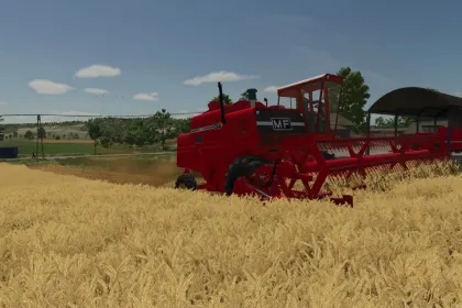 Legendärer Mähdrescher Massey Ferguson 760 für effiziente Ernte in FS25 — 2