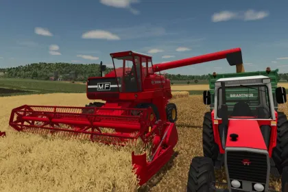 Legendärer Mähdrescher Massey Ferguson 760 für effiziente Ernte in FS25 — 4