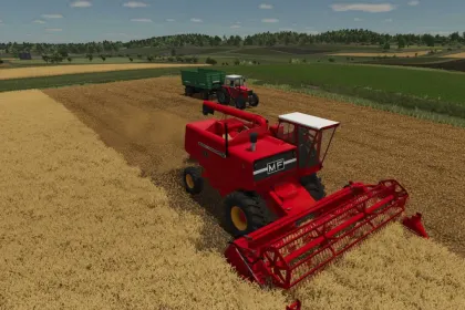 Legendärer Mähdrescher Massey Ferguson 760 für effiziente Ernte in FS25 — 6