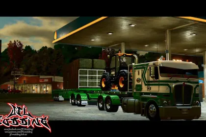 Потужна Вантажівка Kenworth K200 для Farming Simulator 25 з Тюнінгом та Анімаціями — 1