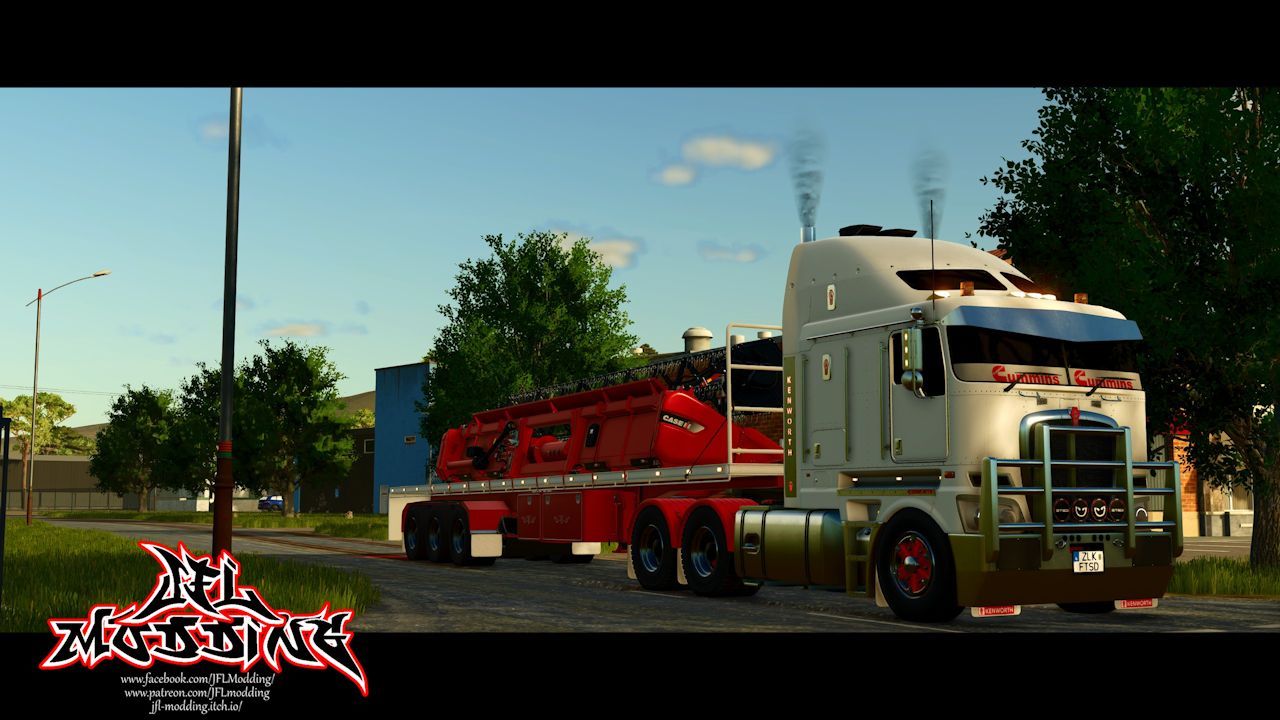 Potężna Ciężarówka Kenworth K200 do Farming Simulator 25 z Tuningu i Animacjami