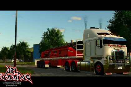 Потужна Вантажівка Kenworth K200 для Farming Simulator 25 з Тюнінгом та Анімаціями — 2