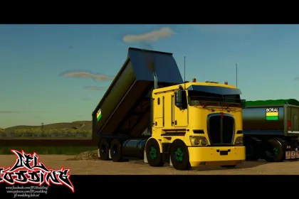Потужна Вантажівка Kenworth K200 для Farming Simulator 25 з Тюнінгом та Анімаціями — 3