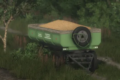 Effizienter Anhänger Zremb PW04 mit 4360 l für Farming Simulator 25 — 4