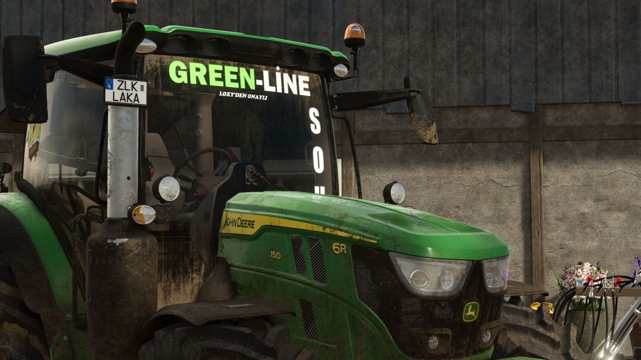 Стильний Трактор John Deere 6R Series Edit для Farming Simulator 25 — 120–190 к.с.