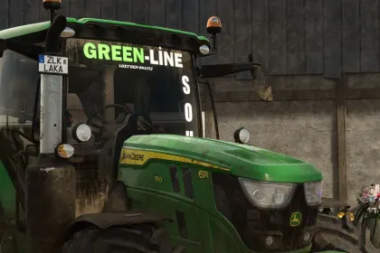 Стильний Трактор John Deere 6R Series Edit для Farming Simulator 25 — 120–190 к.с. — 1