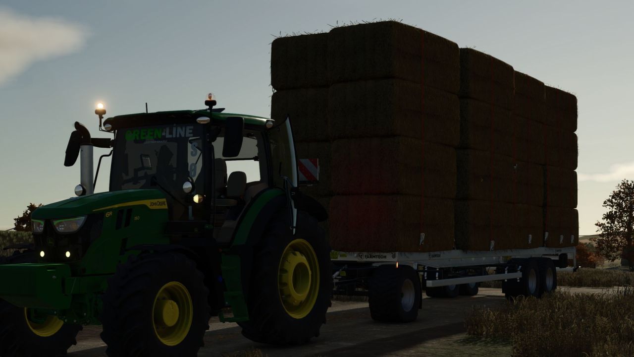 Стильний Трактор John Deere 6R Series Edit для Farming Simulator 25 — 120–190 к.с.