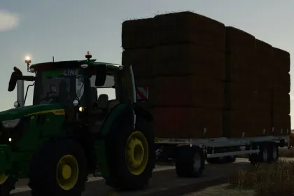 Стильний Трактор John Deere 6R Series Edit для Farming Simulator 25 — 120–190 к.с. — 2