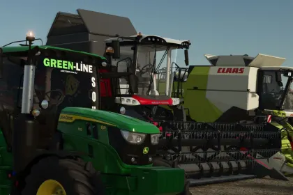 Стильний Трактор John Deere 6R Series Edit для Farming Simulator 25 — 120–190 к.с. — 3