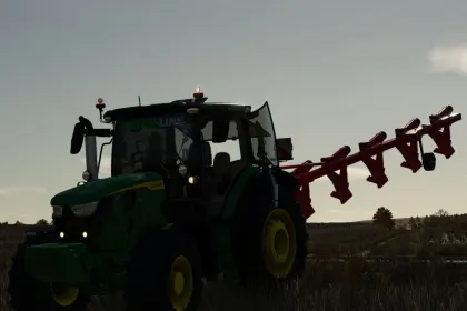 Стильний Трактор John Deere 6R Series Edit для Farming Simulator 25 — 120–190 к.с. — 4