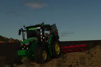 Стильний Трактор John Deere 6R Series Edit для Farming Simulator 25 — 120–190 к.с. — 5
