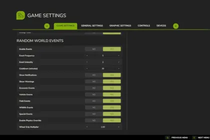 Новий Мод Random World Events v2.0.0.0 для Farming Simulator 25 — Живий Світ та Несподівані Події — 2