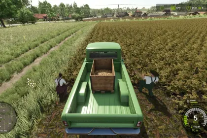 Ефективний Pickup Hand Harvester — Самохідний Збирач Картоплі, Буряка та Овочів для FS25 — 1