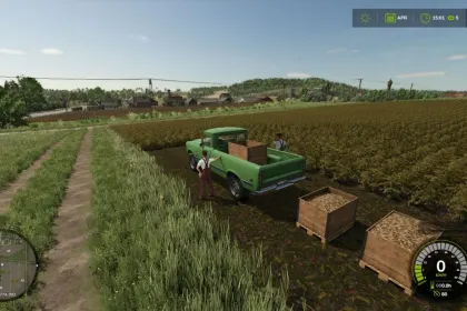 Ефективний Pickup Hand Harvester — Самохідний Збирач Картоплі, Буряка та Овочів для FS25 — 2